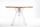 Transparent Table 200x100 Design Polycarbonate OMETTO - White Top - Rectangular