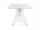 Square Transparent Polycarbonate Design Table Ometto -  cm. 80x80