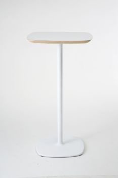 Tavolo bar alto design BLOUM – h. 110 - Bianco/Nero