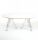 Tavolo ovale trasparente design policarbonato OMETTO - piano Bianco - cm. 180x115