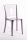 Transparent Chair Polycarbonate LUCIENNE - PLUM