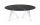 MARBLE TABLE BLACK MARQUINA OVAL 180x115 OMETTO - TRANSPARENT BASE