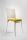 Krzesło Lucienne ze biały poliwęglanu z poduszką - TKANINĄ TREVIRA CANVAS