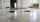 Mesa redonda transparente en policarbonato Diseño Ometto - Diámetro 90/120 - Tapa blanca