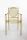 TRANSPARENT GHOST CHAIR POLYCARBONATE WITH ARMRESTS LA16 - AMBER