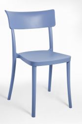 Nowoczesne krzesło z kolorowego polipropylenu, do użytku na zewnątrz, do jadalni, kuchni i baru - SARETINA - 9 kolorów 