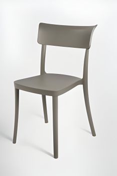 Chaise polypropylène design moderne, extérieur, salle à manger, cuisine et bistrot - Empilable - SARETINA - 9 couleur
