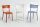 Sedia Polipropilene Colorata Design Moderno, da Esterno, Sala da Pranzo, Cucina e Bar - Impilabile - SARETINA - 9 colori