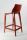  Colored polypropylene bar stool - H 76 Mahi Mahi 