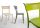 Minimalna ilość 18 sztuk - Krzesło z kolorowego polipropylenu SARETINA do układania w stosy do użytku na zewnątrz i wewn