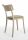 Krzesło tapicerowane polipropylenem Saretina Cappuccino - z poduszką Chenille Trevira Beige