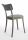 Krzesło polipropylenowe o nowoczesnym designie, wyściełane aksamitem do kuchni, jadalni i baru - Saretina Nabuk 2 kolory