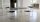 Tavolo rotondo trasparente in policarbonato design Ometto - diametro 90/120 - Piano Nero