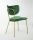 Wyściełane aksamitne krzesło Modern Design wysokiej jakości Made In Italy - ZŁOTA metalowa rama delikatny aksamit 5 kolo