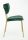 Wyściełane aksamitne krzesło Modern Design wysokiej jakości Made In Italy - ZŁOTA metalowa rama delikatny aksamit 5 kolo