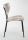Chaise velours rembourrée Design Moderne qualité Made In Italy - Structure en métal NOIR - velours fin 5 couleurs -SURI
