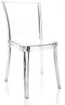 Stuhl transparent durchsichtig - Design durchsichtiger Stuhl polycarbonat  glasklar LUCIENNE 