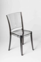 Transparent Chair Polycarbonate LUCIENNE - Fumè