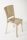 Krzesło z poliwęglanu na bardzo wysoki połysk Lucienne Cappuccino