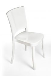 Polycarbonate Chair LUCIENNE - Pure White