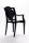 CHAIR GHOST POLYCARBONATE WITH ARMRESTS LA16 - BLACK