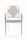 CHAIR GHOST POLYCARBONATE WITH ARMRESTS LA16 - WHITE
