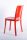 Chaise Polycarbonate ROUGE FLAMME LUCIENNE