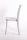 Krzesło z poliwęglanu na bardzo wysoki połysk Lucienne  - srebrnoszary 